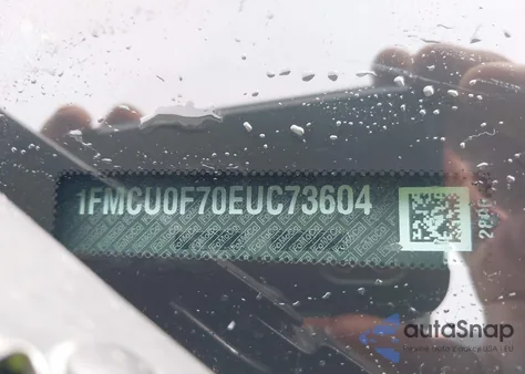 2014 Ford Escape S из США, поврежденный, VIN 1FMCU0F70EUC73604